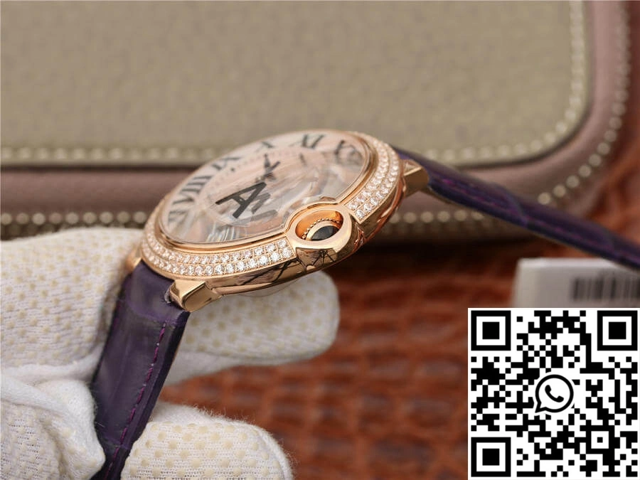 Ballon Bleu De Cartier WE902066 V6 Factory V4 Rose Gold