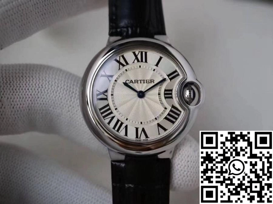 Ballon Bleu De Cartier WE902073 33MM V6 Factory Silver Dial