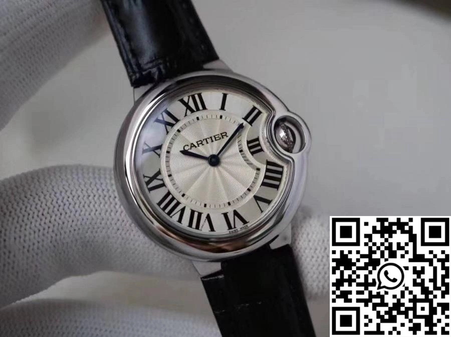 Ballon Bleu De Cartier WE902073 33MM V6 Factory Silver Dial