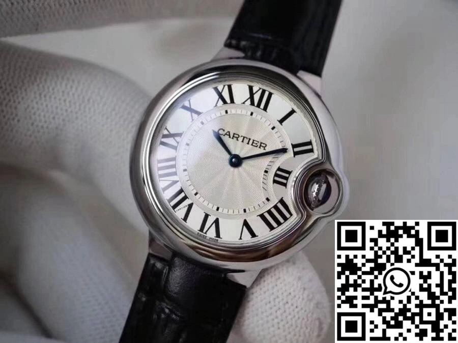 Ballon Bleu De Cartier WE902073 33MM V6 Factory Silver Dial