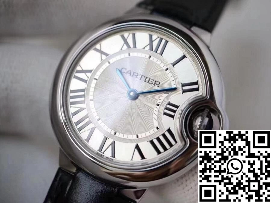 Ballon Bleu De Cartier WE902073 33MM V6 Factory Silver Dial