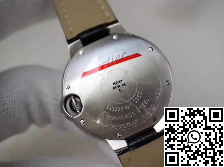 Ballon Bleu De Cartier WE902073 33MM V6 Factory Silver Dial