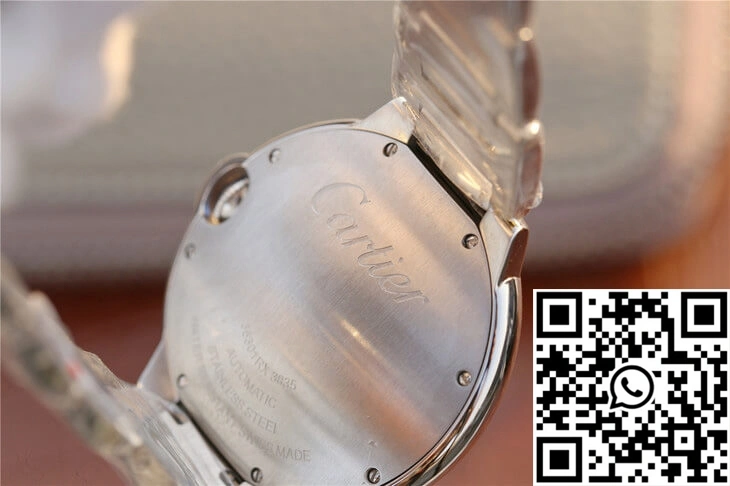 Ballon Bleu De Cartier WE902074 V6 Factory Diamond Silverr Dial
