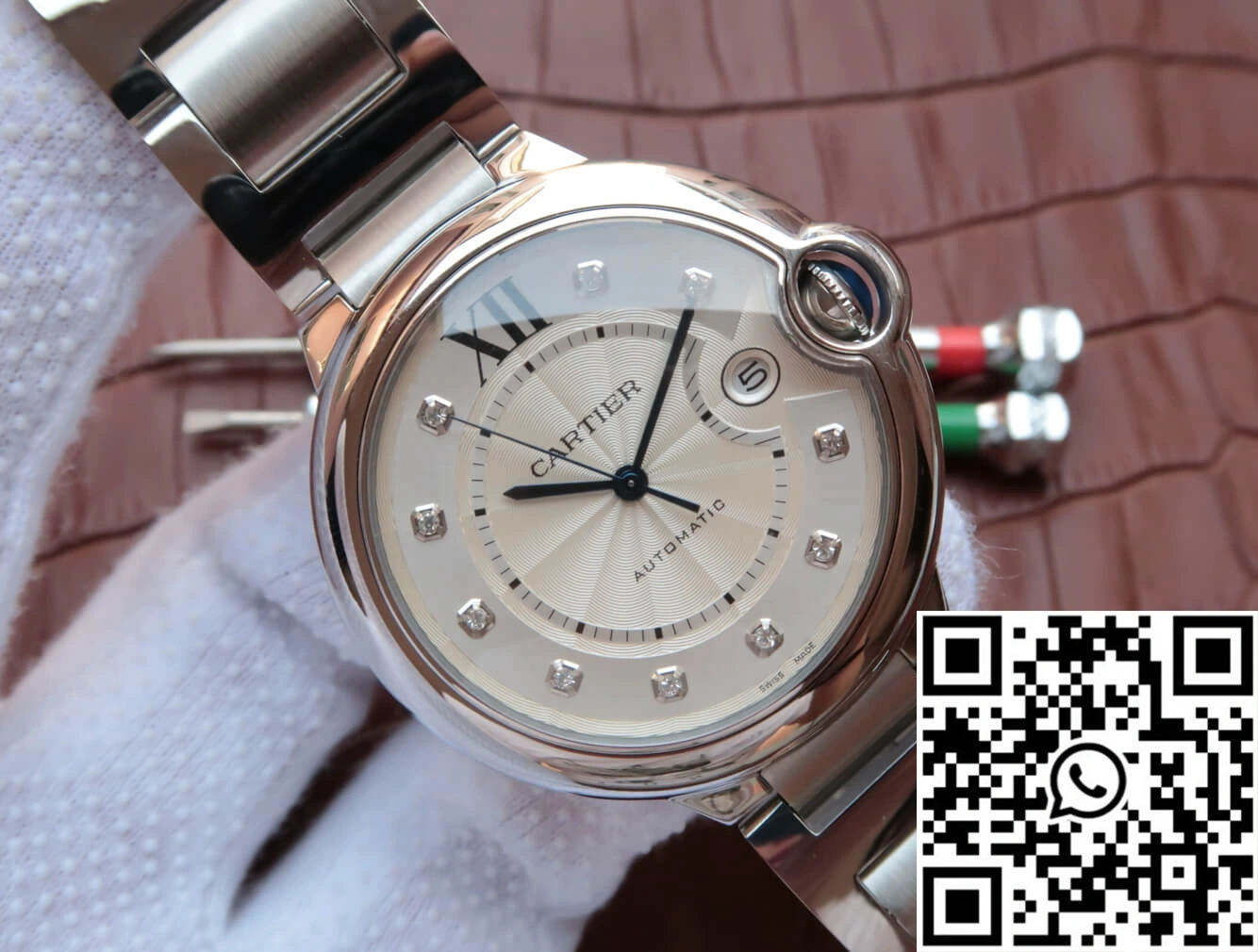 Ballon Bleu De Cartier WE902075 JF Factory Silver Dial