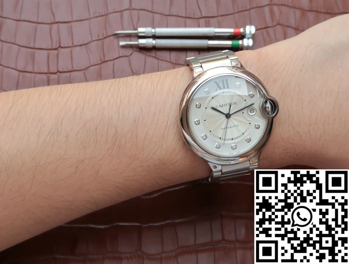 Ballon Bleu De Cartier WE902075 JF Factory Silver Dial