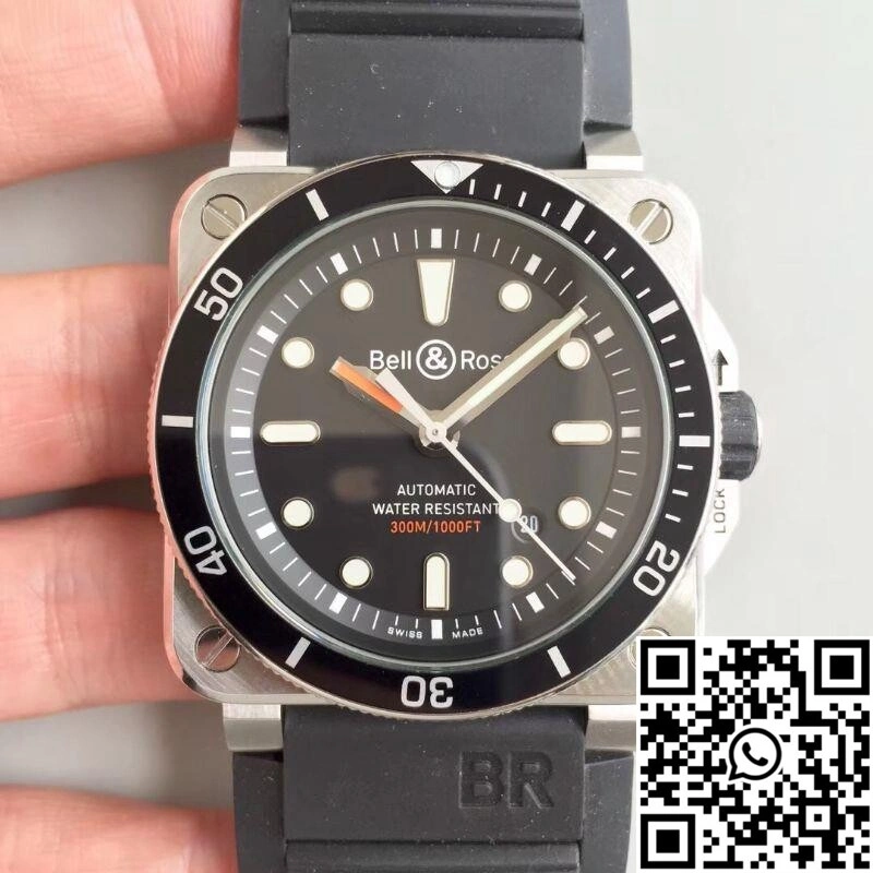 Bell Ross BR 03-92 Diver V2 Black Dial