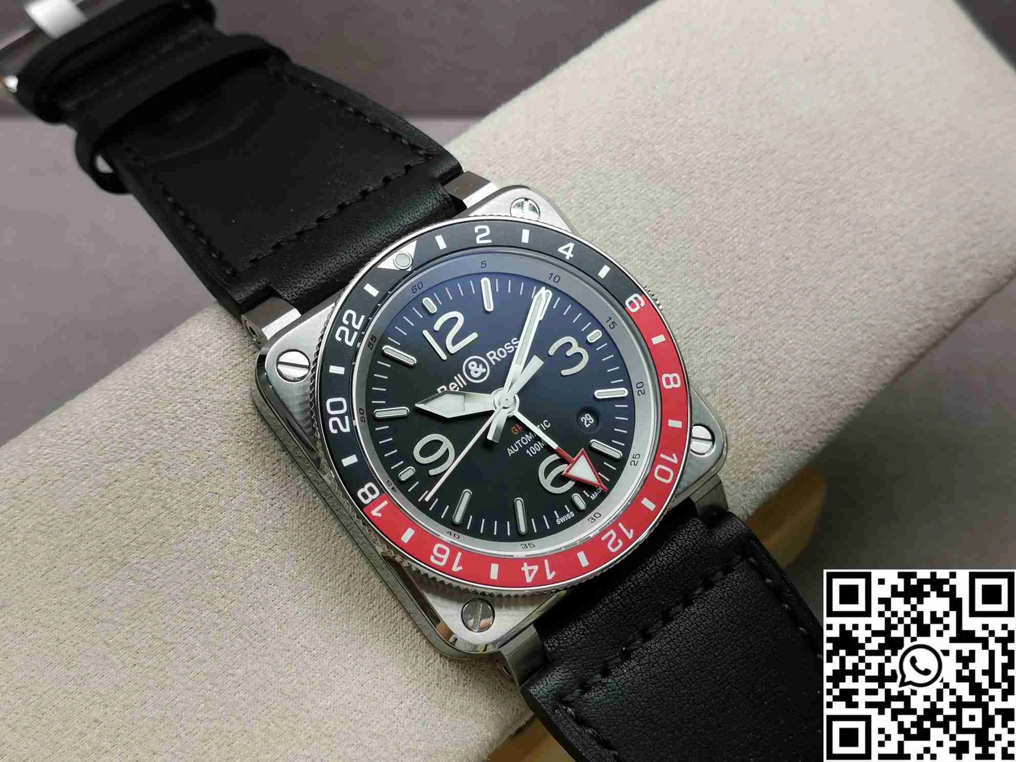 Bell Ross BR 03 BR Factory GMT Black Dial
