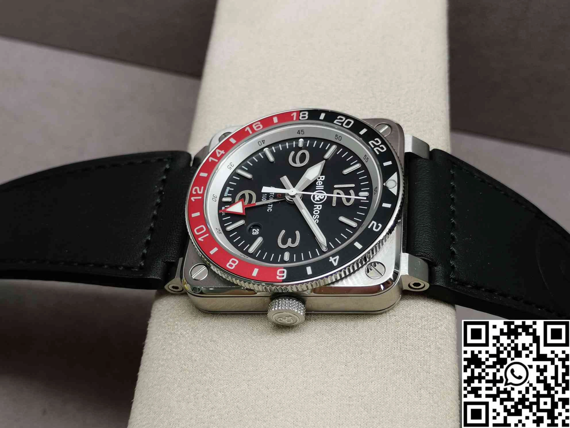 Bell Ross BR 03 BR Factory GMT Black Dial