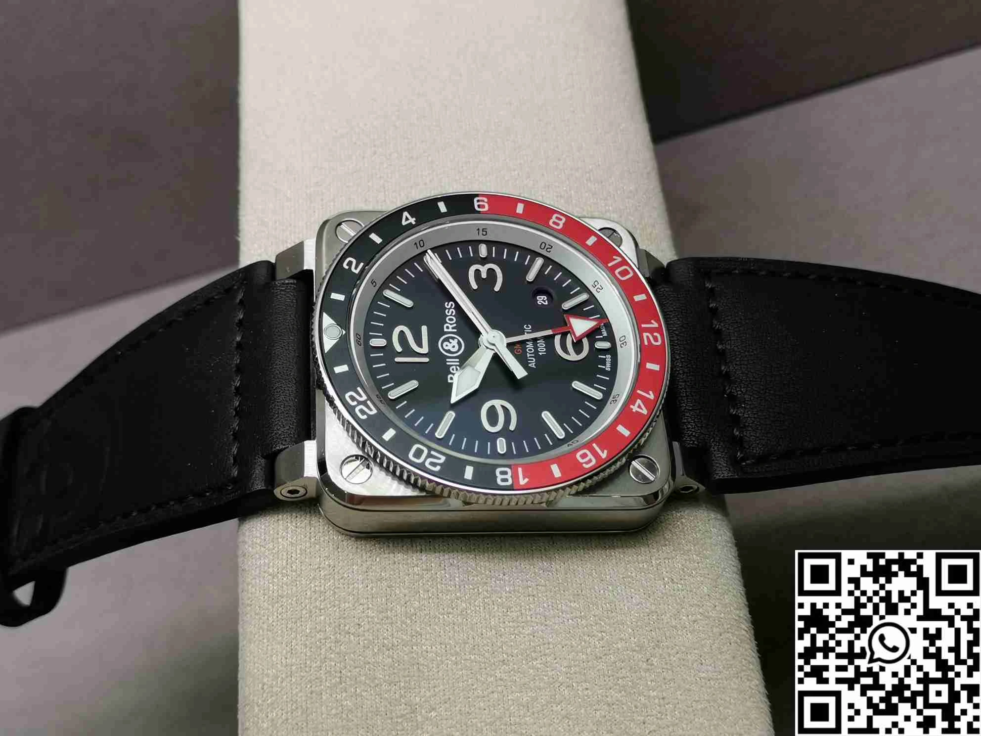 Bell Ross BR 03 BR Factory GMT Black Dial