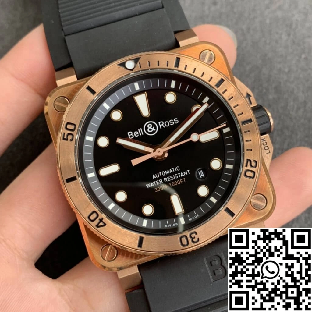 Bell Ross BR03-92 Diver Black Dial Bronze