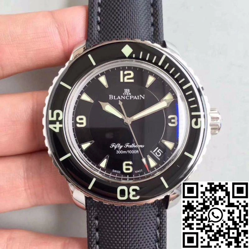 Blancpain Fifty Fathoms 5015-1130-52 ZF Factory Black Dial