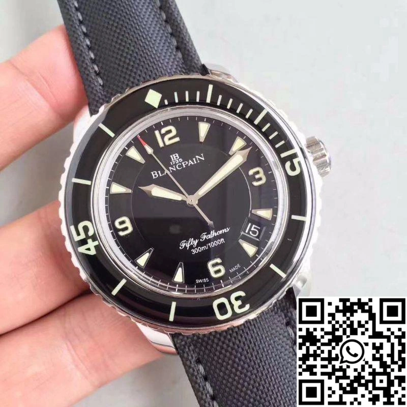 Blancpain Fifty Fathoms 5015-1130-52 ZF Factory Black Dial