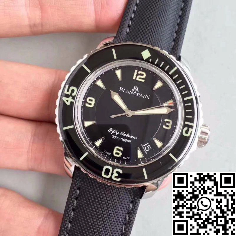 Blancpain Fifty Fathoms 5015-1130-52 ZF Factory Black Dial