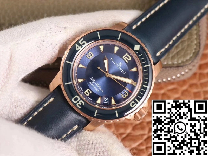 Blancpain Fifty Fathoms 5015-3603C-63B ZF Factory Blue Dial