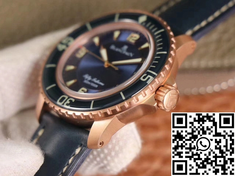 Blancpain Fifty Fathoms 5015-3603C-63B ZF Factory Blue Dial
