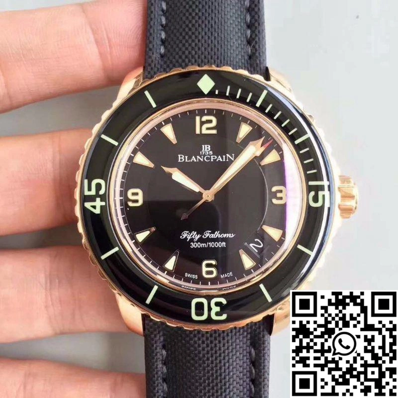 Blancpain Fifty Fathoms 5015-3630-52 ZF Factory Black Dial