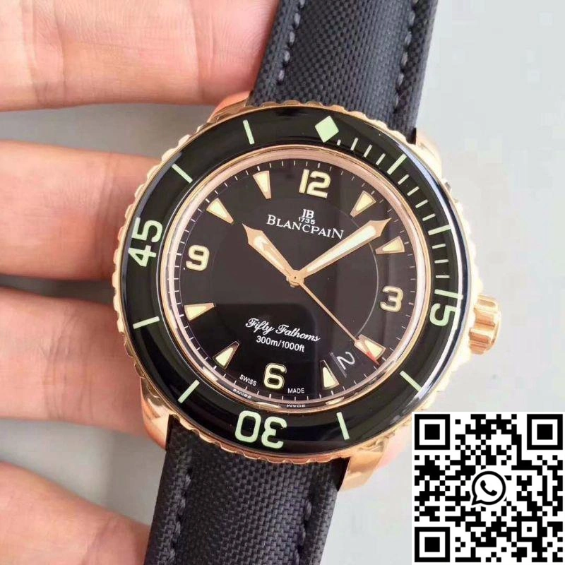 Blancpain Fifty Fathoms 5015-3630-52 ZF Factory Black Dial