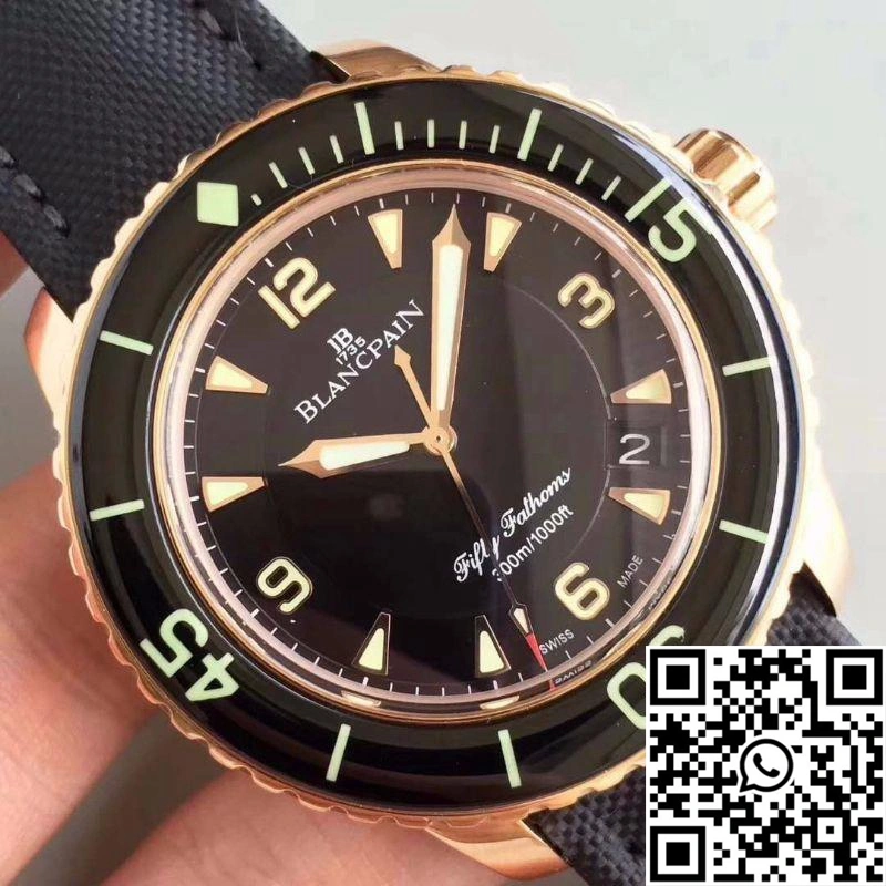 Blancpain Fifty Fathoms 5015-3630-52 ZF Factory Black Dial