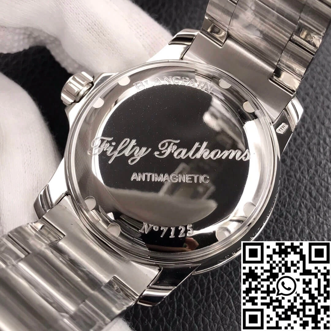 Blancpain Fifty Fathoms 5015 ZF Factory Stainless Steel Black Dial