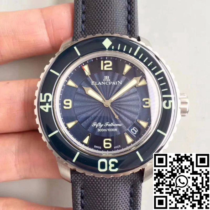 Blancpain Fifty Fathoms 5015D-1140-52B ZF Factory Blue Dial