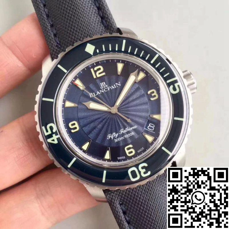 Blancpain Fifty Fathoms 5015D-1140-52B ZF Factory Blue Dial