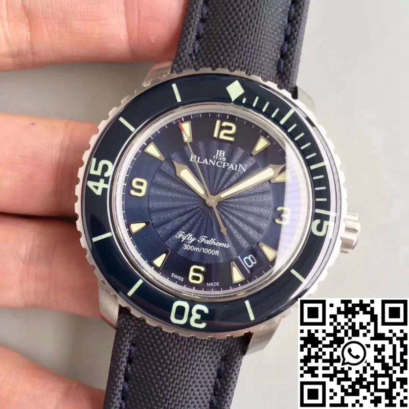 Blancpain Fifty Fathoms 5015D-1140-52B ZF Factory Blue Dial