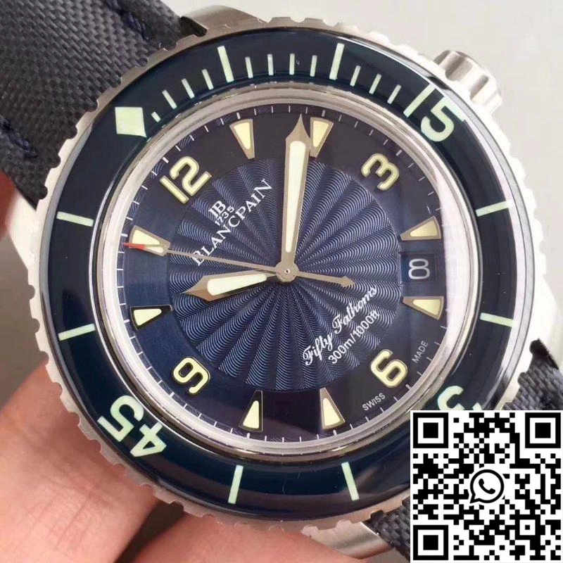 Blancpain Fifty Fathoms 5015D-1140-52B ZF Factory Blue Dial