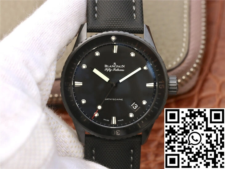 Blancpain Fifty Fathoms Bathyscaphe 5000-0130-B52-B GF Factory Black Ceramic