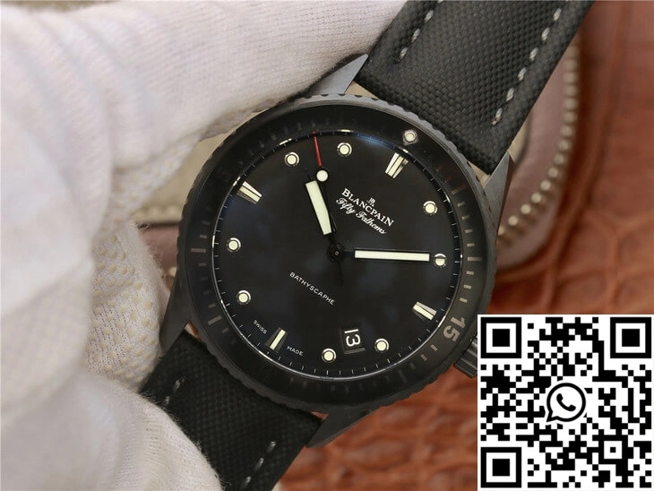 Blancpain Fifty Fathoms Bathyscaphe 5000-0130-B52-B GF Factory Black Ceramic