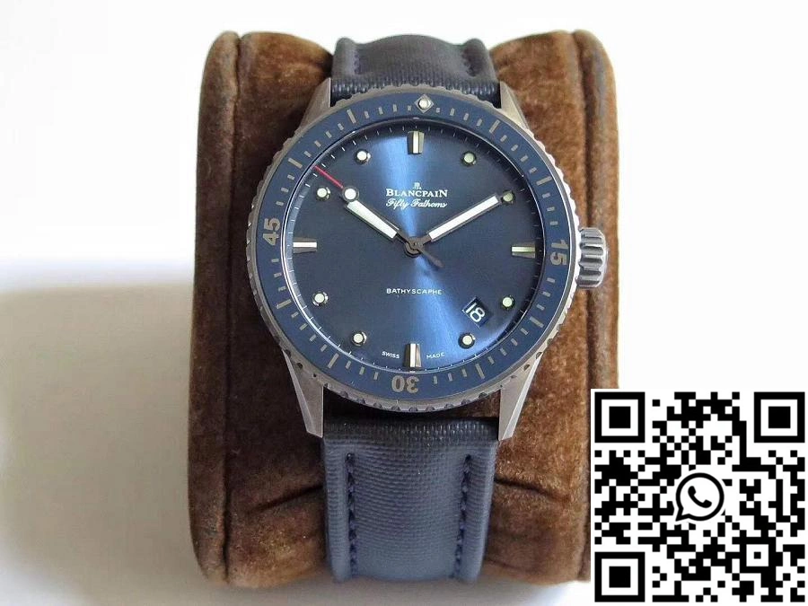 Blancpain Fifty Fathoms Bathyscaphe 5000-0240-O52A ZF Factory Blue Dial