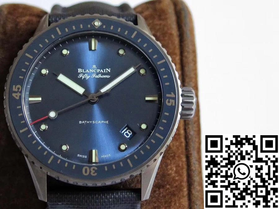 Blancpain Fifty Fathoms Bathyscaphe 5000-0240-O52A ZF Factory Blue Dial