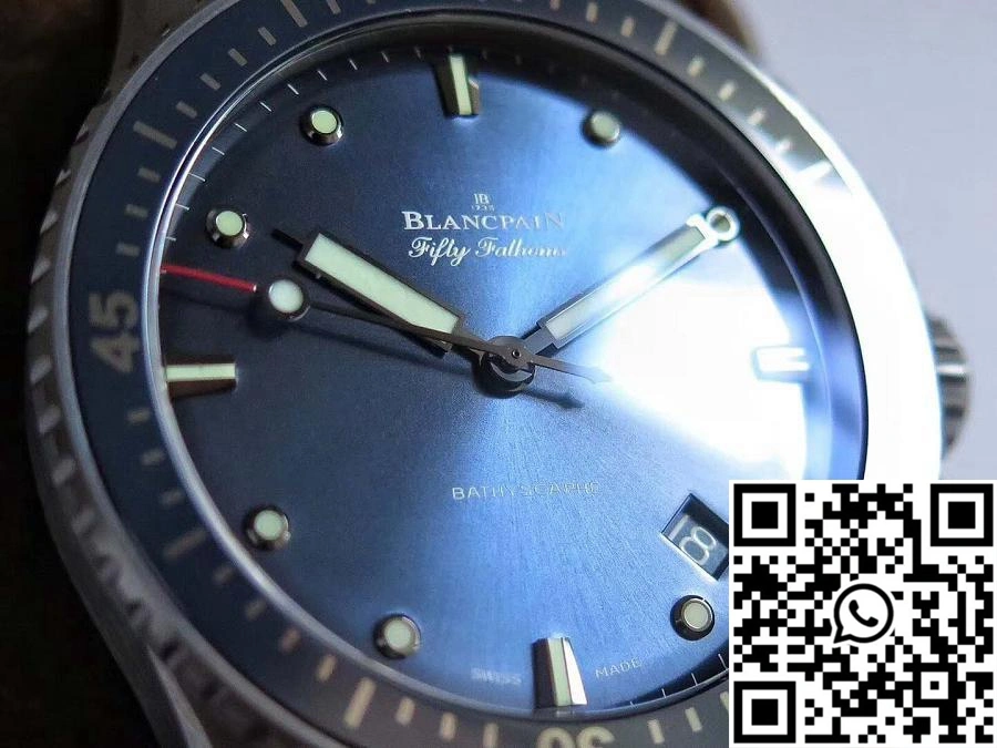 Blancpain Fifty Fathoms Bathyscaphe 5000-0240-O52A ZF Factory Blue Dial
