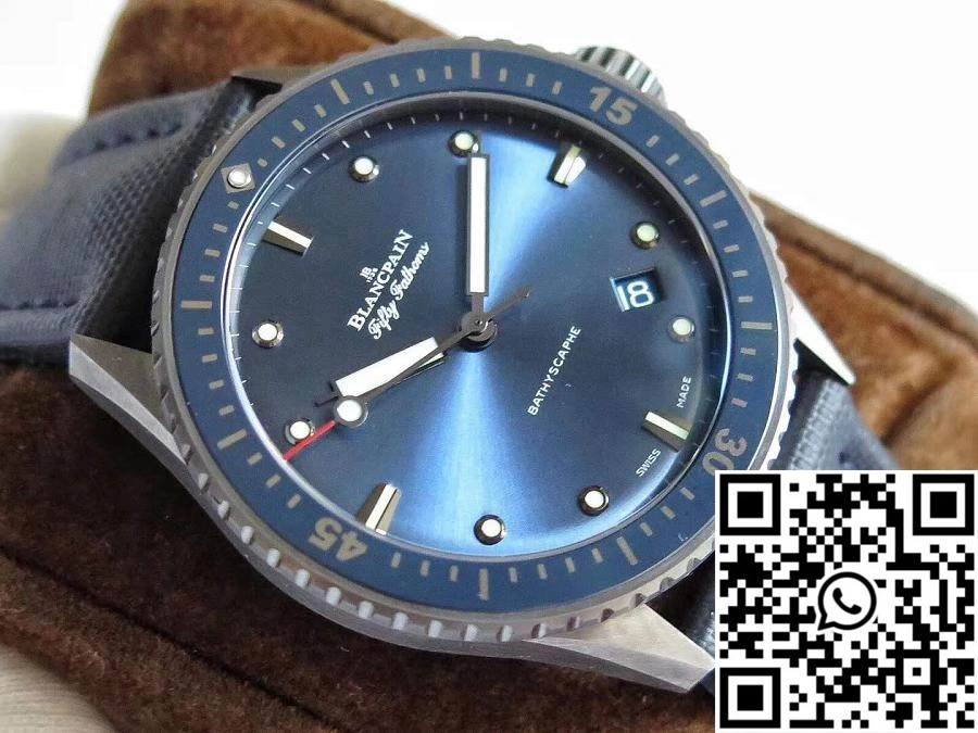 Blancpain Fifty Fathoms Bathyscaphe 5000-0240-O52A ZF Factory Blue Dial