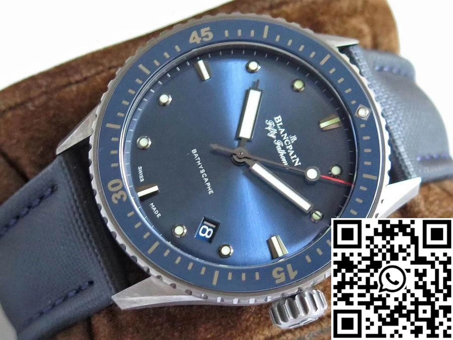Blancpain Fifty Fathoms Bathyscaphe 5000-0240-O52A ZF Factory Blue Dial