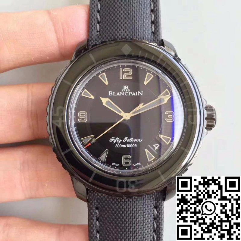 Blancpain Fifty Fathoms Dark Knight 5015-11C30-52A ZF Factory Black Dial