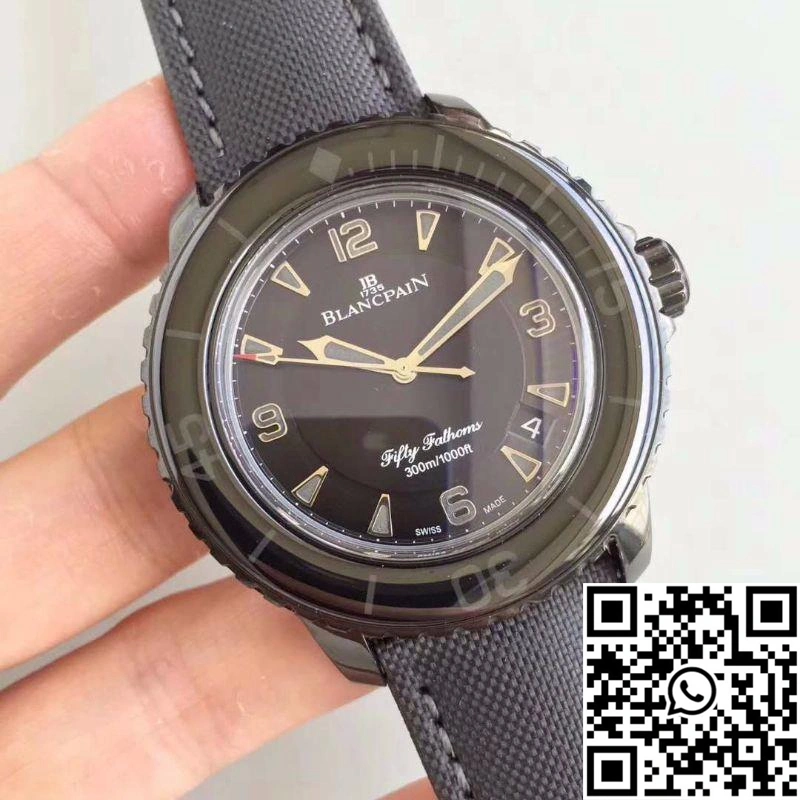 Blancpain Fifty Fathoms Dark Knight 5015-11C30-52A ZF Factory Black Dial
