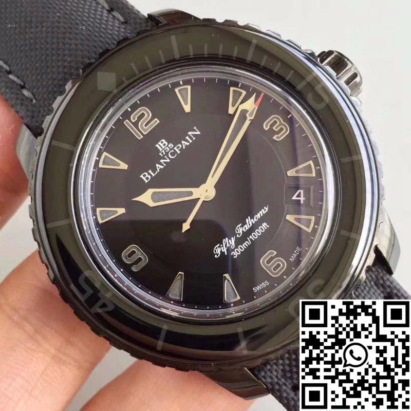 Blancpain Fifty Fathoms Dark Knight 5015-11C30-52A ZF Factory Black Dial