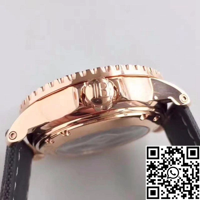 Blancpain Fifty Fathoms Tourbillon 5025-3630-52A Rose Gold Black Dial