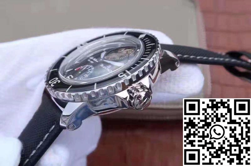 Blancpain Fifty Fathoms Tourbillon 8 Days 5025-1530-52A Black Dial