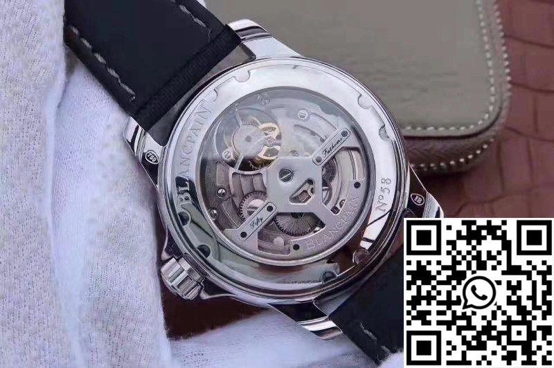 Blancpain Fifty Fathoms Tourbillon 8 Days 5025-1530-52A Black Dial
