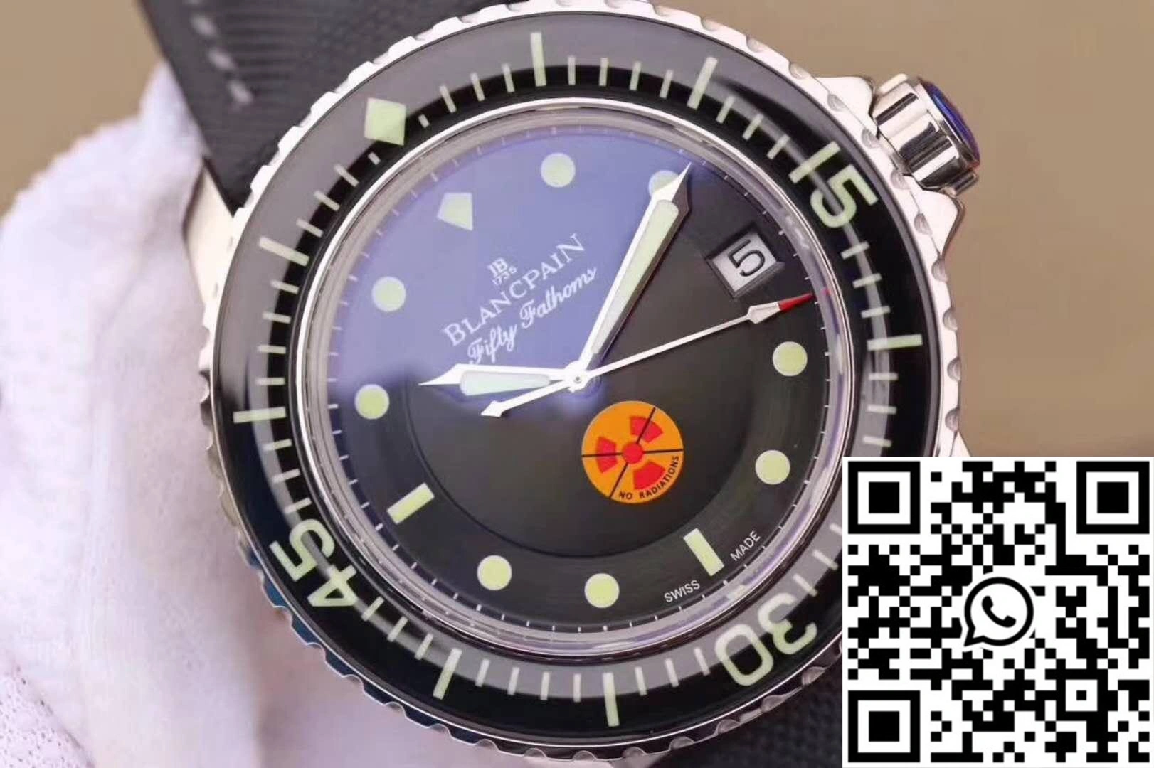Blancpain Fifty Fathoms Tribute Limited Edition 5015B-1130-52 ZF Factory Black Dial