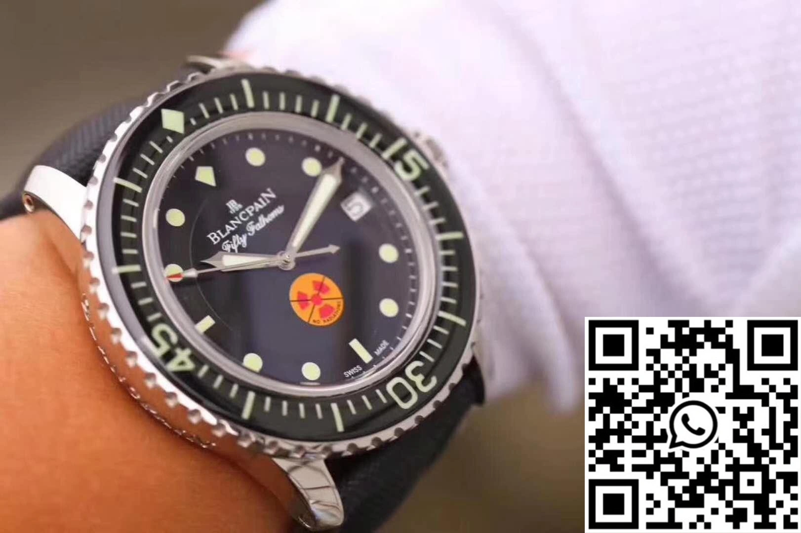 Blancpain Fifty Fathoms Tribute Limited Edition 5015B-1130-52 ZF Factory Black Dial