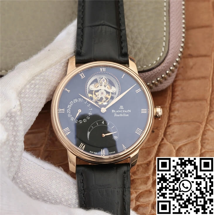 Blancpain Villeret 6025-3642-55B JB Factory Black Dial