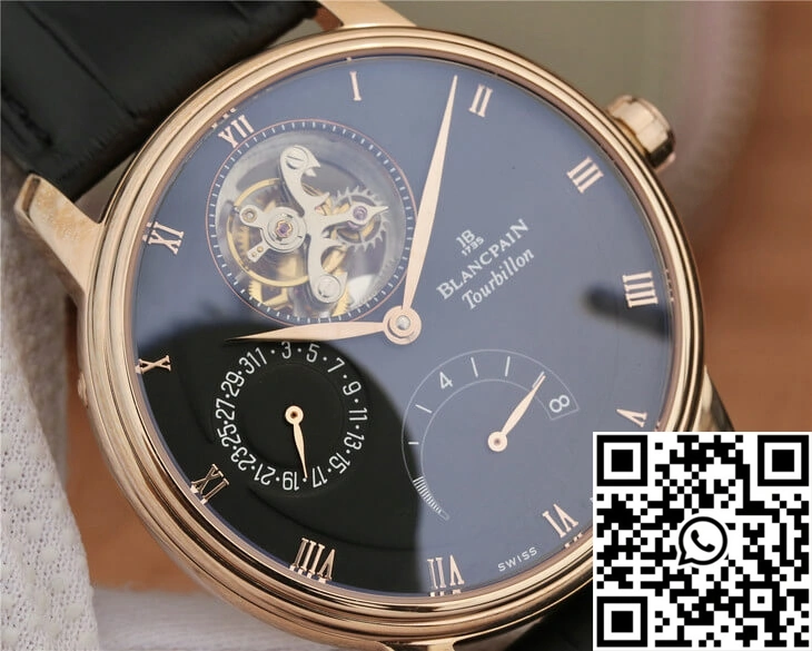Blancpain Villeret 6025-3642-55B JB Factory Black Dial