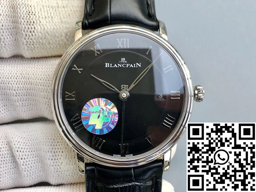Blancpain Villeret 6551-1127-55B ZF Factory Black Dial
