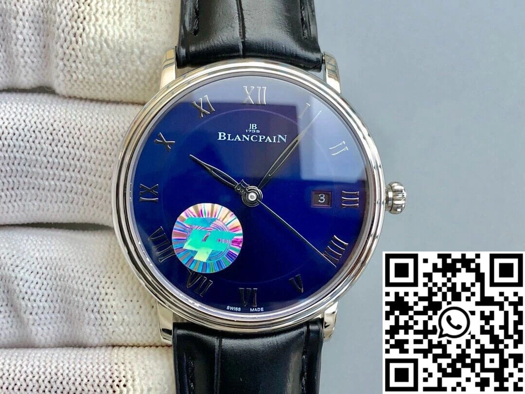 Blancpain Villeret 6551-1127-55B ZF Factory Blue Dial