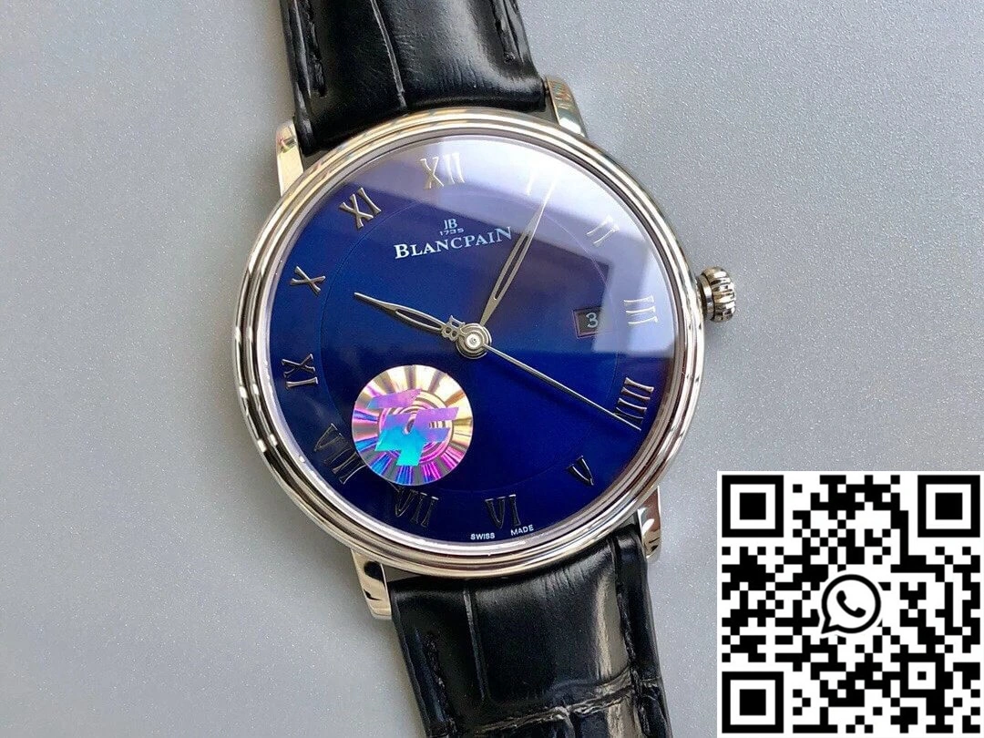 Blancpain Villeret 6551-1127-55B ZF Factory Blue Dial