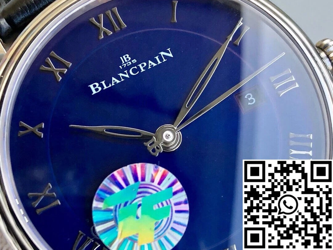 Blancpain Villeret 6551-1127-55B ZF Factory Blue Dial