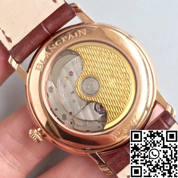 Blancpain Villeret 6651-3642-55B ZF Factory Rose Gold White Dial