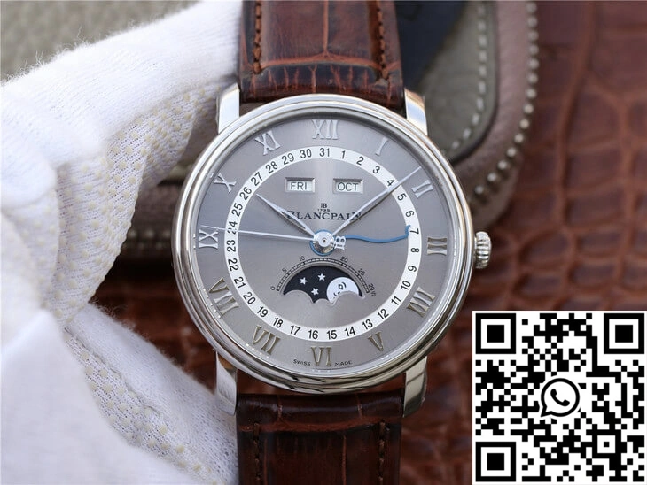 Blancpain Villeret 6654-1113-55B OM Factory V2 Grey Dial